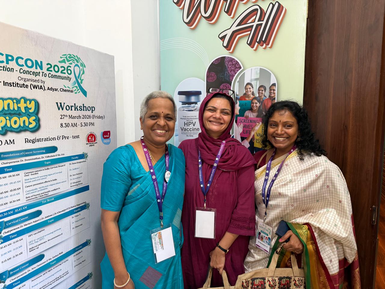 Dr. Mariam Anjum — ISCCP Community Champions Workshop — Adyar, Chennai